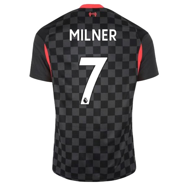 Trikot Liverpool NO.7 Milner Ausweich 2020-21 Schwarz Fussballtrikots Günstig